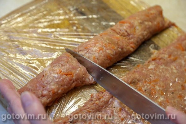 Мясные рулетики из фарша с рисом и яйцом Мясные рулетики из фарша с рисом и яйцом