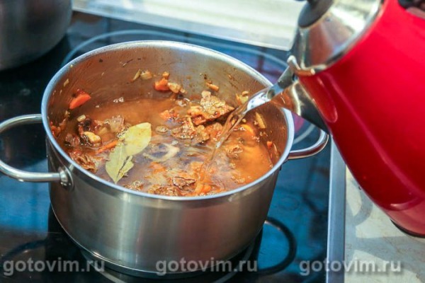 Гуляш из легкого с грибами Гуляш из легкого с грибами