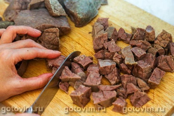 Гуляш из легкого с грибами Гуляш из легкого с грибами
