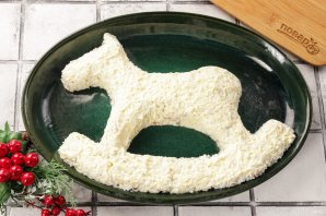 Салат "Оливье" на год Лошади