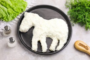 Крабовый салат "Белая лошадь" Крабовый салат "Белая лошадь"