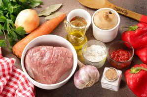 Гуляш с болгарским перцем