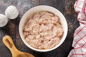 "Мясо по-французски" из куриного фарша "Мясо по-французски" из куриного фарша