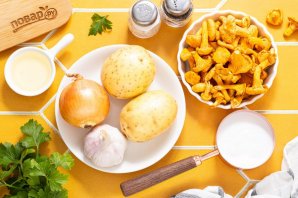 Суп из лисичек