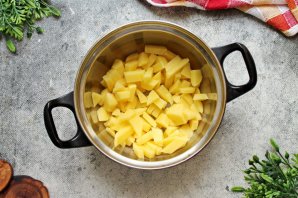 Суп с груздями