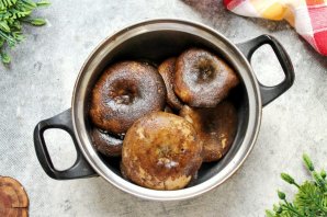 Суп с груздями