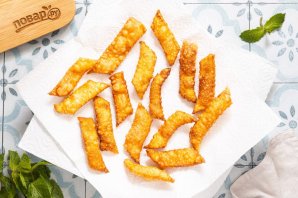 Хворост на воде хрустящий