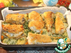 Минтай со сливочным вкусом в пергаменте Минтай со сливочным вкусом в пергаменте