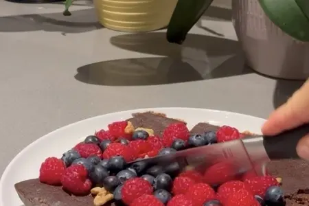 Шоколадный брауни из кабачка
