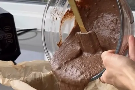 Шоколадный брауни из кабачка