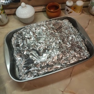 Скумбрия в фольге, запеченная с лимоном и овощами Скумбрия в фольге, запеченная с лимоном и овощами