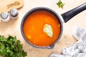 Суп с консервированной фасолью Суп с консервированной фасолью