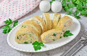 Рулет с ветчиной