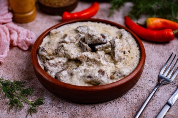 Печень говяжья в сметане post thumbnail image