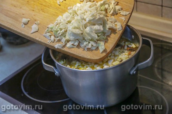 Суп с говядиной и замороженными опятами