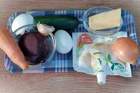 Салат со свеклой и сыром
