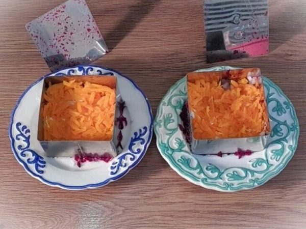 Салат со свеклой и сыром