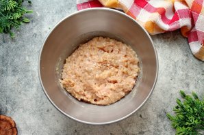Запеканка с куриным фаршем