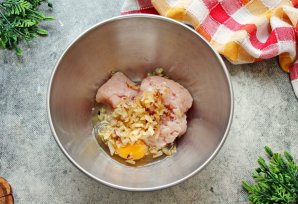 Запеканка с куриным фаршем
