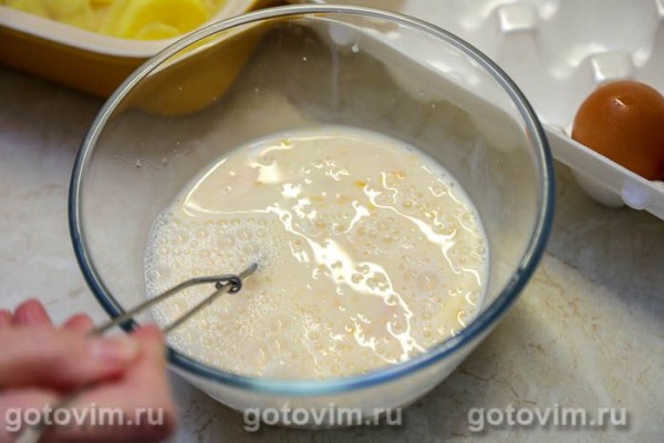 Картофельная запеканка с филе иваси