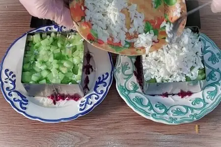 Салат со свеклой и сыром