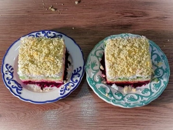 Салат со свеклой и сыром