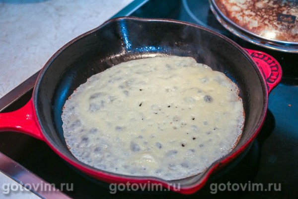 Тонкие блины на молоке