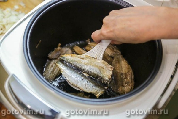 Салака в маринаде в мультиварке