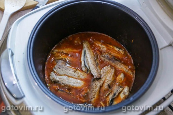 Салака в маринаде в мультиварке