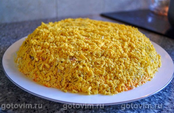 Салат диетическая Мимоза post thumbnail image