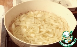 Лапша с крабом и спаржей