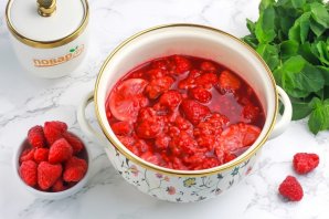 Малиновое варенье без сахара