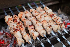 Шашлык свиной на кефире