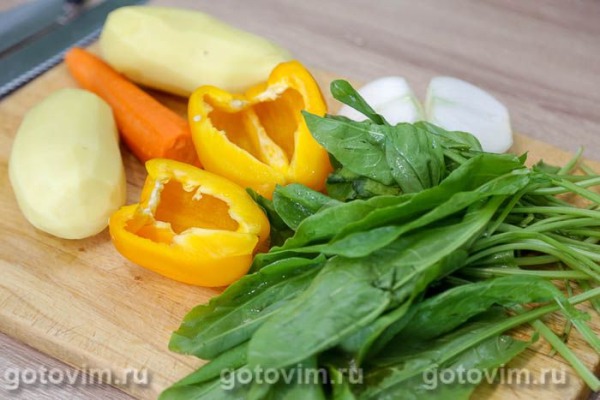 Суп с говядиной и щавелем в мультиварке