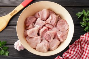 Шашлык свиной на кефире