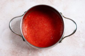 Домашнее клубничное мороженое