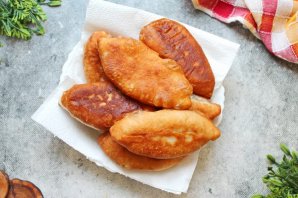 Пирожки с творогом и мятой