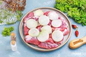 Шашлык с уксусом