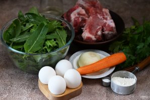 Щавелевый суп с мясом