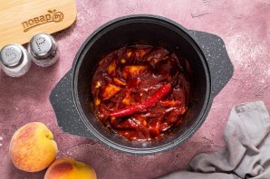 Персиковый соус барбекю