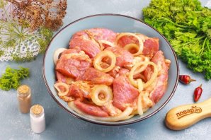 Шашлык с уксусом