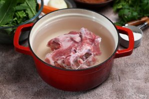 Щавелевый суп с мясом