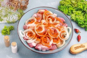Шашлык с уксусом