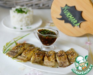 Камбала жареная по-корейски