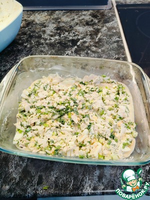 Заливной пирог-рыбник с бульоном