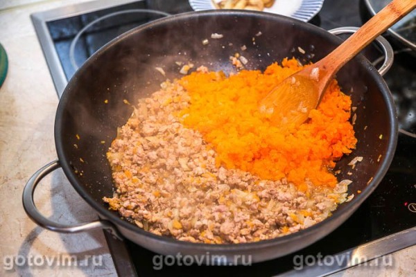 Лазанья с уткой и тыквой