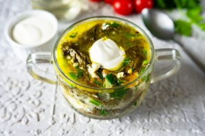 Борщ из щавеля