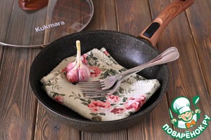 Жареный минтай с укропом и чесноком